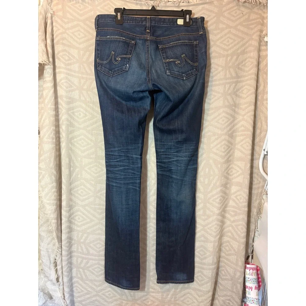 AG Adriano Goldschmied‎ Premiere Jeans Distressed Blue Denim Size 30R